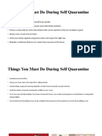 Things You Must Do During Self Quarantine