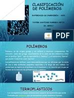 Clasificación de Polímeros