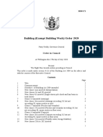 Building Exempt Building Work Order 2020 PDF