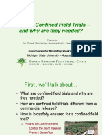 What Are Confined Field Trials - and Why Are They Needed?: Environmental Biosafety Workshop