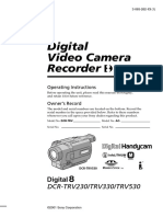 Digital Video Camera Recorder: DCR-TRV230/TRV330/TRV530