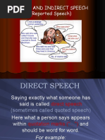 Direct and Indirect Speech (Reported Speech)