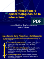 Bases Filosóficas y Epistemológicas