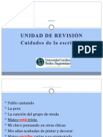 Estructura de La Oración y Puntuación