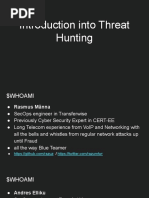 Introduction To Threat Hunting