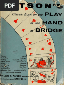 Louis Henry Watson, Sam Fry Jr. - Watson's Classic Book On The Play of The Hand at Bridge-Sterling Publishing Company (1958) PDF