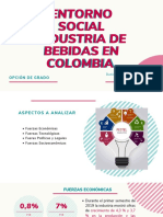 Presentación Sector de Las Bebidas en Colobia Entorno Social PDF