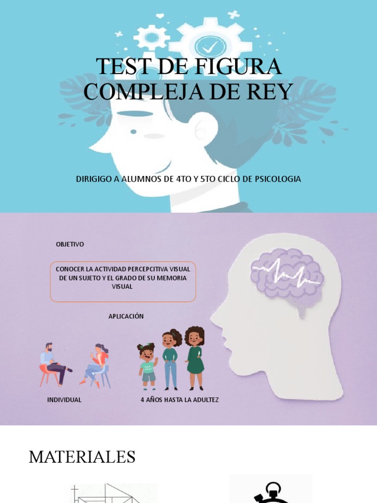Test de Figura Compleja de Rey | PDF