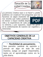 PROGRAMACION DE LA CAPACIDAD CREATIVA 2