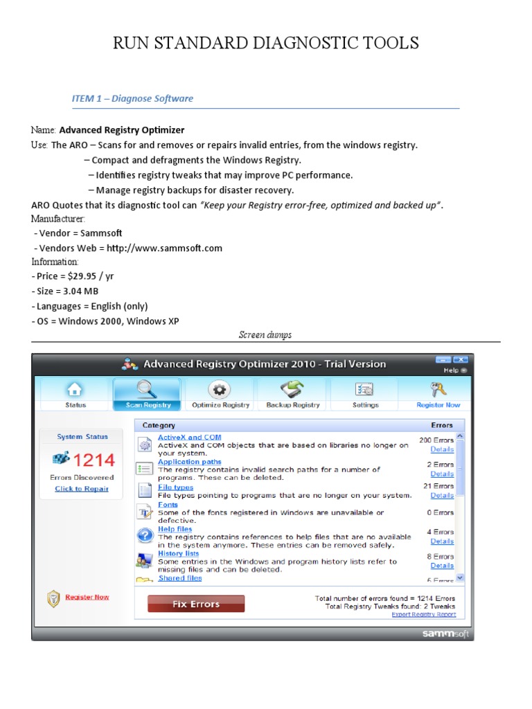 P.H.D. PCI2 System Diagnostic Overview | PDF | Computer Virus | Windows ...