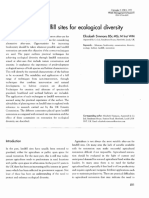 Restoration of Landfill Sites For Ecological Diversity PDF