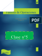 Familia de Operaciones 2°