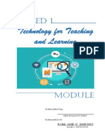 MODULE Technology For Teaching and Learning PDF