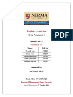 Predictive Analytics: Group Assignment 2