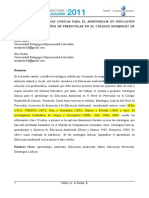 Cuerpo de Estrategias Ludicas El Aprendizaje en Educacion Ambiental. Preescolar