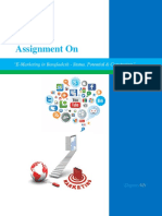 Assignment On: "E-Marketing in Bangladesh - Status, Potential & Constraints"