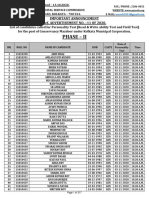 Emp Notice MSC Web 43 Direct-Ii Dated 13102020 PDF