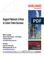 Support Network Critical To Coker Crane Success Laughlin Sutar Konecranes DCU Mumbai 2016 PDF