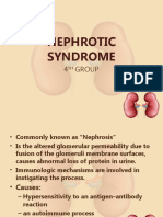 Nephrotic Syndrome: 4 Group