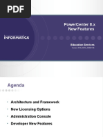 Powercenter 8.X New Features: Education Services