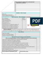 Start Up Data Sheet For Split Air-Español