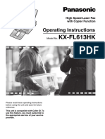 Fax Panasonic PDF