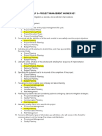 Group Ii - Project Management Answer Key