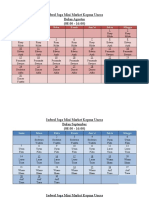 Jadwal Jaga Mini Market Kopma Unesa Bulan Agustus S.D. Oktober