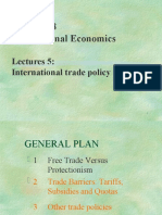 KTEE 308 International Economics: Lectures 5: International Trade Policy