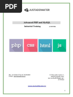 Advanced PHP and Mysql: Industrial Training