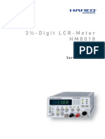 3 - Digit LCR-Meter H M 8 0 1 8: Service-Manual