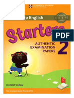 Starters 2 Authentic Examination Papers Students Book