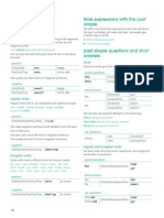 Grammar File Unit 3: Past Simple Tenses