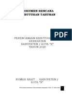 Laporan SDMK Tahunan Rumah Sakit KabKota 2020