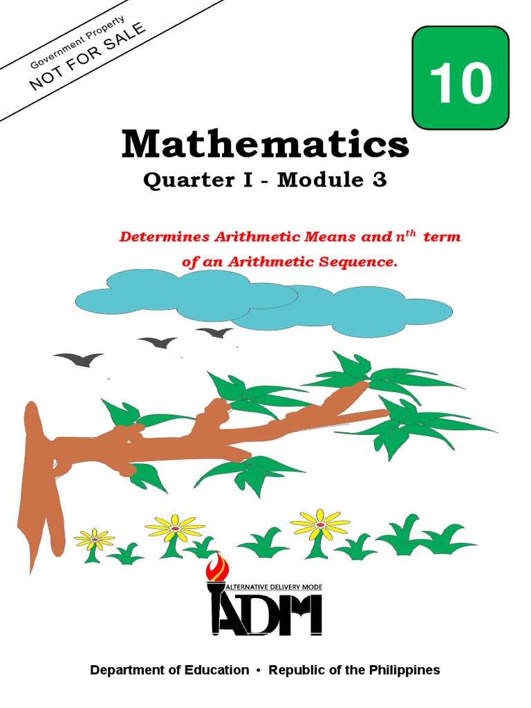 Mathematics: Quarter I - Module 3 | PDF | Mean | Arithmetic
