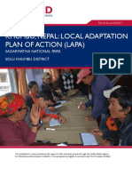 Khumbu Nepal Local Adaptation Plan of Action Report