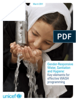 Gender-Responsive Water, Sanitation and Hygiene:: Key Elements For Effective WASH Programming
