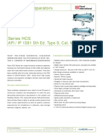 Microfilters Separators: API / IP 1581 5th Ed. Type S, Cat. M