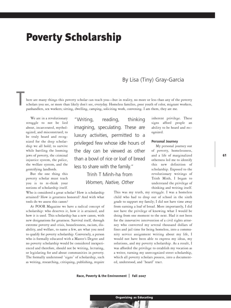 Growing up in poverty essay picture