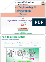 Power Engineering & Refrigeration (22562) MPFI System: Diploma in Mechanical Engineering