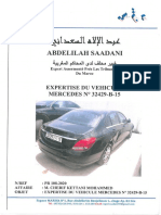 Rapport D'expertise Véhicule Mercedes-Benz Classe C 220