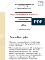 Geographic Information System GIS: Faculty of Applied Engineering and Urban Planning Civil Engineering Department