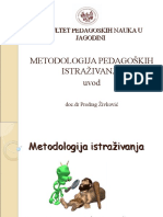 Metodologija Pedagoskih Istrazivanja - Uvod