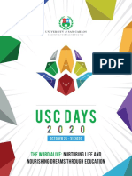 USC Days 2020 - Calendar of Activities - 102120 PDF