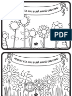 Diploma Pentru Mama - Pagini de Colorat PDF