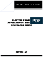 Electric Power Application, Engine & Generator Sizing Lebe5294-00 PDF