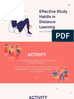 Effective Study Habits in Distance Learning: School Year 2020-2021
