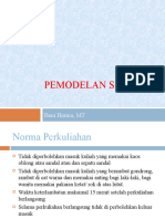 MODEL PEMODALAN SISTEM