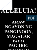 Alleluia - Joncas - Tagalog