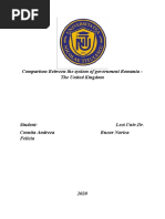 Cosnita Andreea Florentina- Comparison Between the system of government Romania - The United Kingdom (2).docx